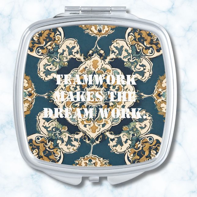 Bulk Christmas Gifts for Employees Persian Tiles Compact Mirror (Bulk Christmas Gifts for Employees Persian Tiles)