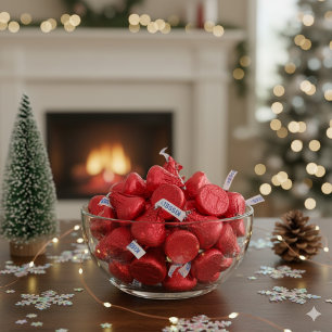 Bulk Christmas Red Hershey's Kisses Candy