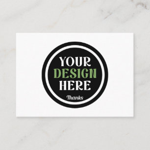 Bulk Custom Logo Company Employee Appreciation Calling Card