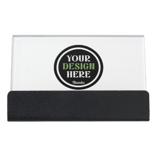 Bulk Custom Logo Company Employee Appreciation Desk Business Card Holder