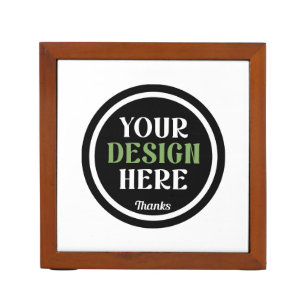 Bulk Custom Logo Company Employee Appreciation Desk Organizer