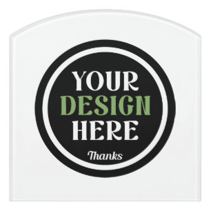 Bulk Custom Logo Company Employee Appreciation Door Sign