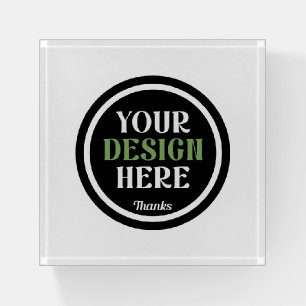 Bulk Custom Logo Company Employee Appreciation Paperweight