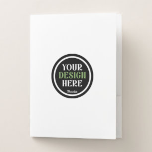 Bulk Custom Logo Company Employee Appreciation Pocket Folder
