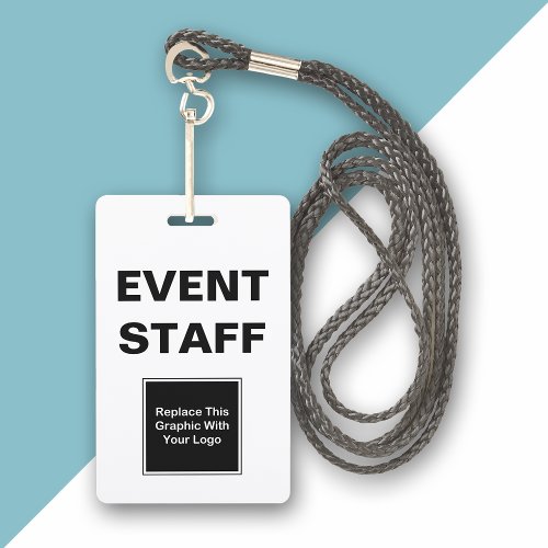 Bulk Event Staff ID Two Side Design Badge