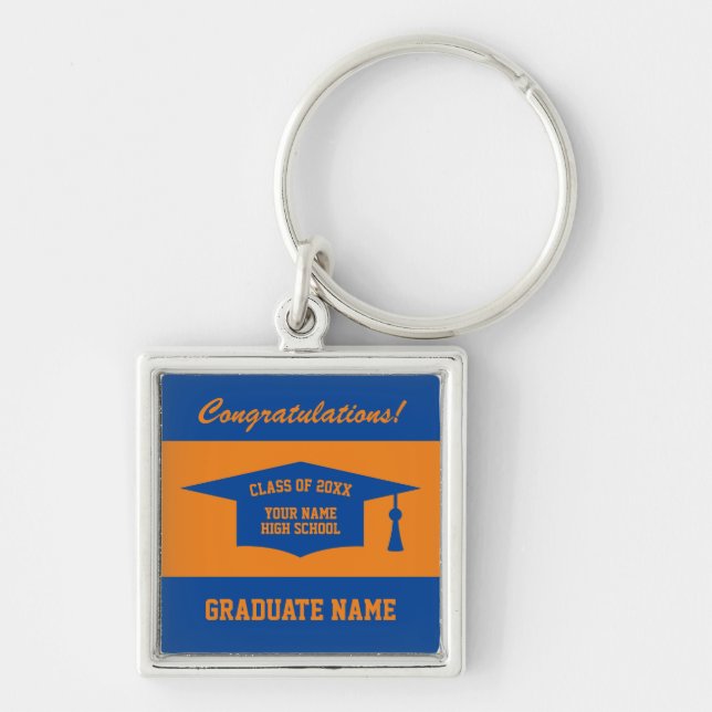 Bulk gifts for High School Graduate students 2025 Keychain (Front)