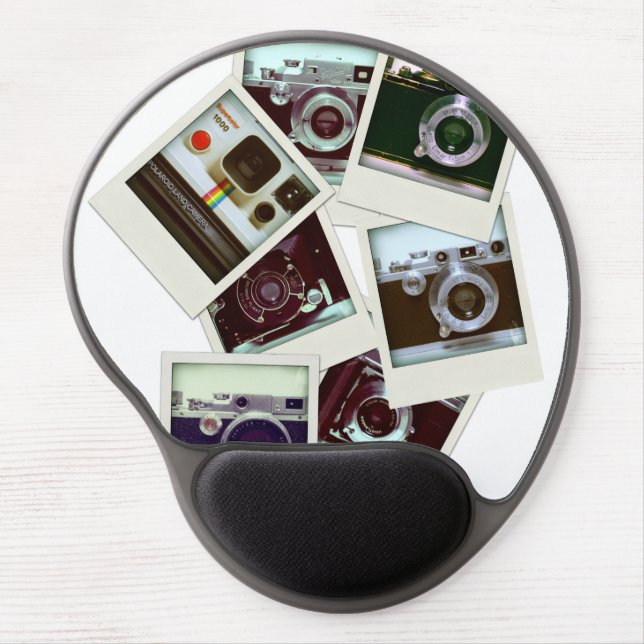 Bulk Images of Vintage Cameras Mousepad (Front)