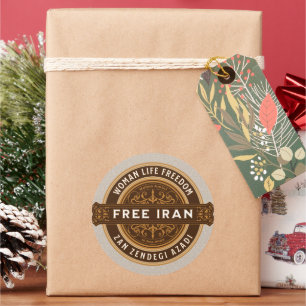 Bulk Persian Christmas Gifts for College Guys Classic Round Sticker