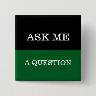 Bulk Simple Ask Me Business Lapel Button Pins