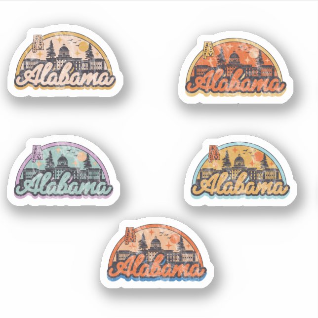 Bulk State of Alabama Sticker (Front)