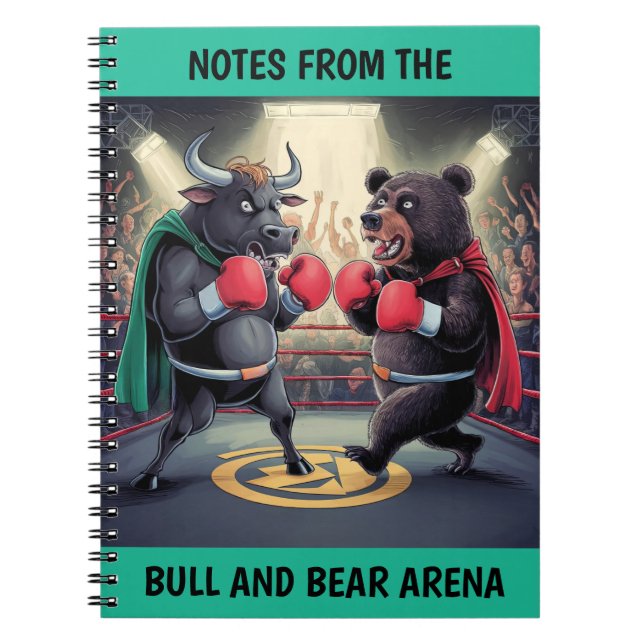 Bull and Bear Customized Notebook (Front)