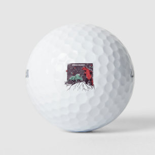 Bull and Bear Day Traders Gift Golf Balls