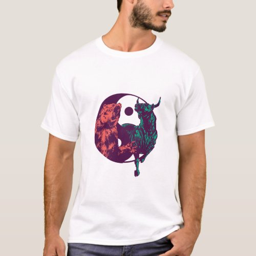 Bull and Bear Day Traders Gift T_Shirt