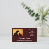 Bull and Bear Financial Markets business card (Standing Front)