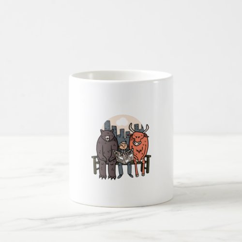 Bull And Bear _ Funny CryptoStocks Coffee Mug
