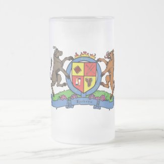 Bull and Boar Rampant BBQ Coat of Arms