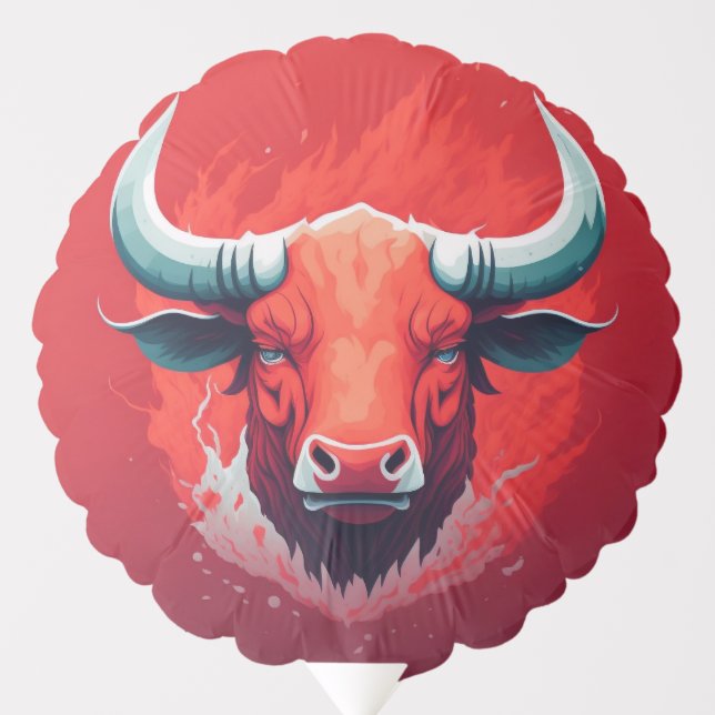 BULL ART, BULL IMAGE BALLOON (Front)