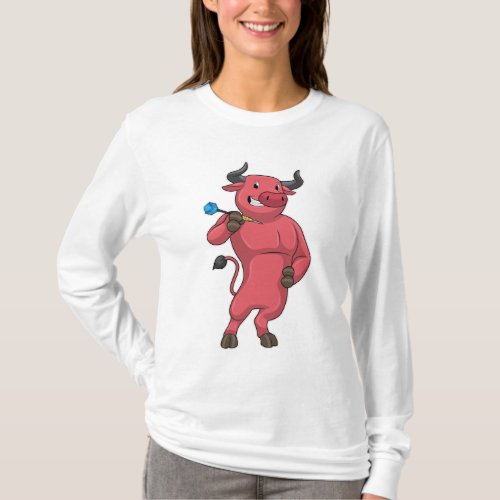 Bull at Darts with Dart T_Shirt