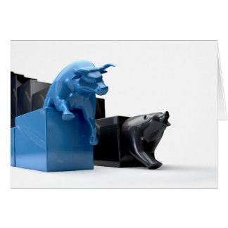Bull & Bear Econonomic Trends Converge Cards