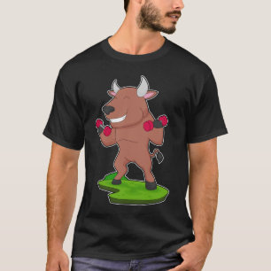 Bull Bodybuilding Dumbbells T-Shirt