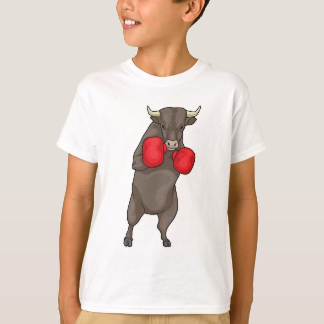 Bull Boxer Boxing gloves T-Shirt (Front)