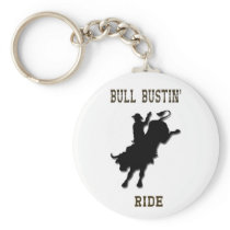 Bull Bustin' Ride Keychain