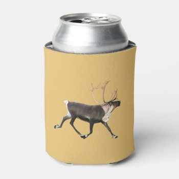 Bull Caribou Can Cooler by Bluestar48 at Zazzle