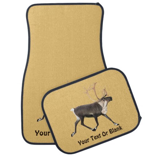 Bull Caribou Car Mat