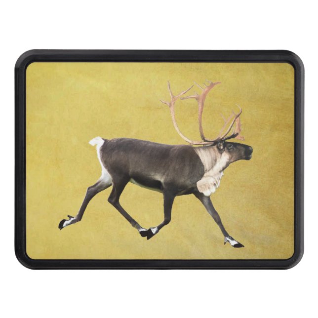 Bull Caribou Hitch Cover (Front)