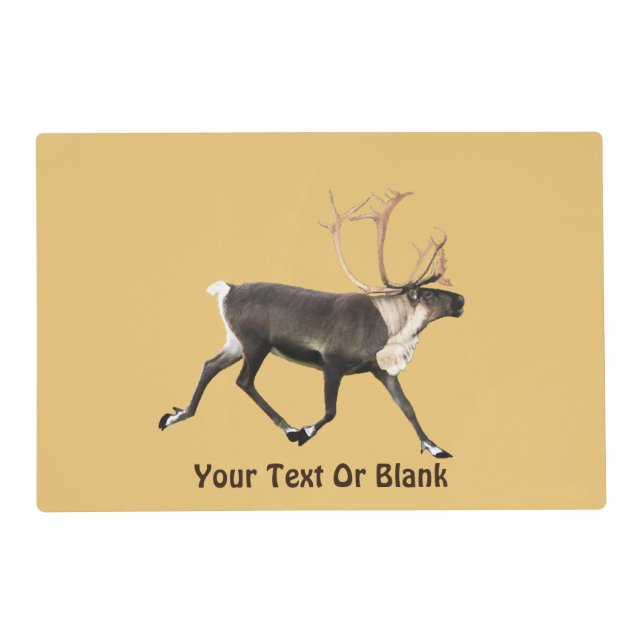 Bull Caribou Placemat (Front)