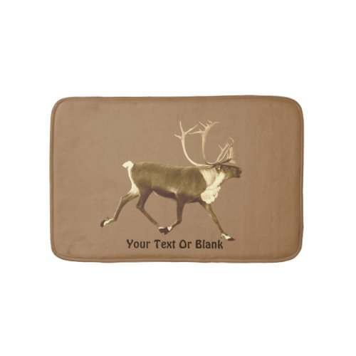 Bull Caribou _ Sepia Bath Mat