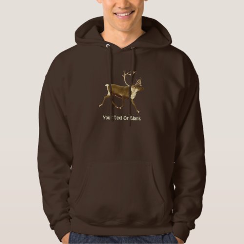 Bull Caribou _ Sepia Hoodie