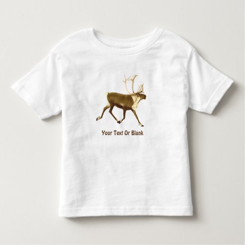 Bull Caribou _ Sepia Toddler T_shirt