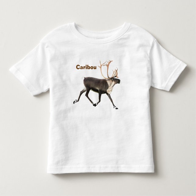 Bull Caribou Toddler T-shirt (Front)