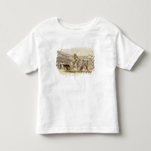 Bull Charging a Picador, 1865 (colour litho) Toddler T-shirt