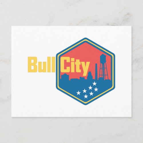 Bull City NC Postcard