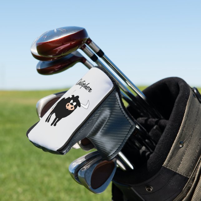 Bull Design Golf Head Cover (In Situ)