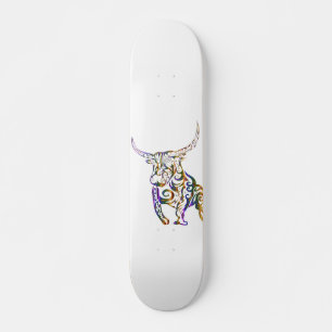 Bull Design Graphic Skateboard