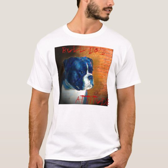 Bull Dog Attitude - Blue Boy T-Shirt