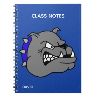 Bull Dog Custom School Notebook