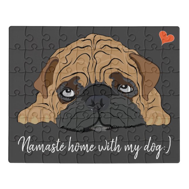 Bull Dog Puppy Jigsaw Puzzle (Puzzle Horizontal)