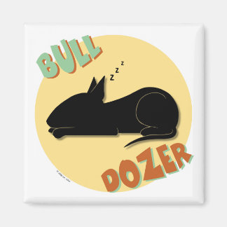 Bull Dozer Magnet