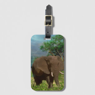Bull Elephant, Luggage Tag