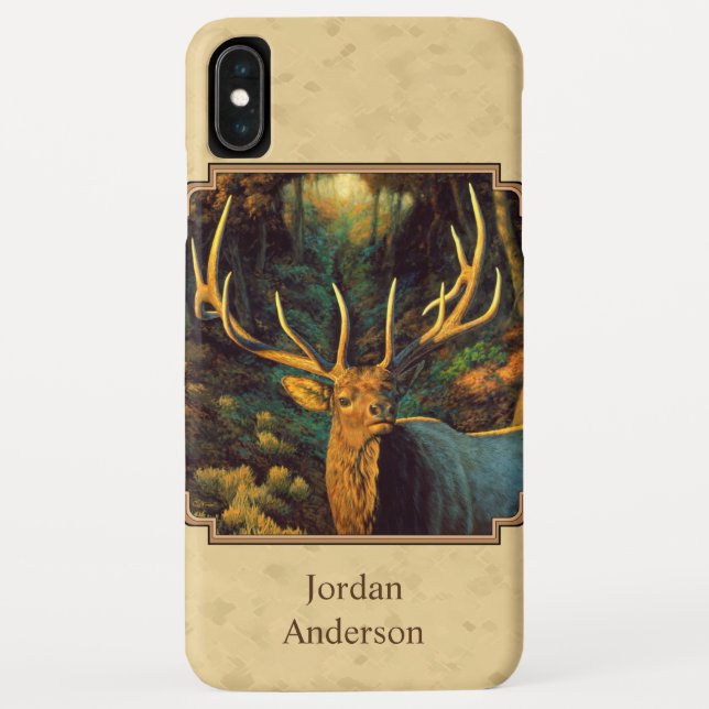 Bull Elk Autumn Yellow Case-Mate iPhone Case (Back)