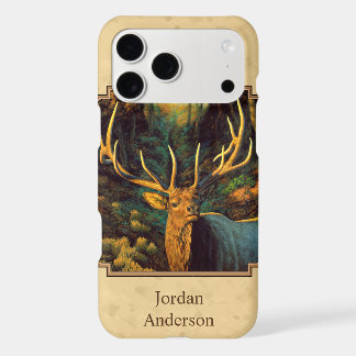 Bull Elk Autumn Yellow iPhone 17 Pro Max Case