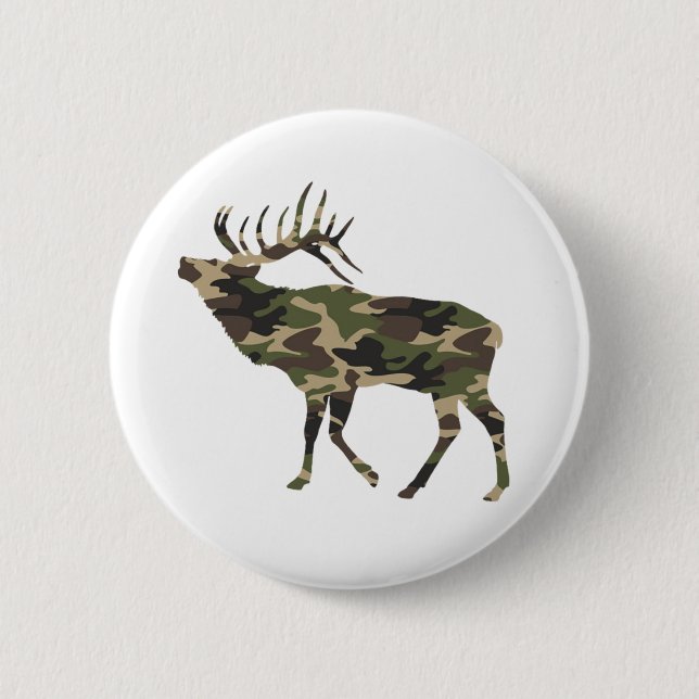 Bull Elk Camo     Button (Front)