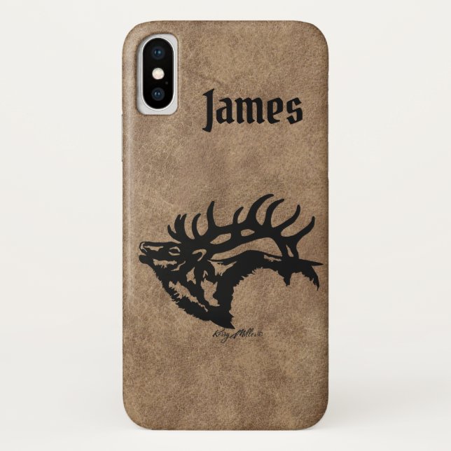 Bull Elk Case-Mate iPhone Case (Back)