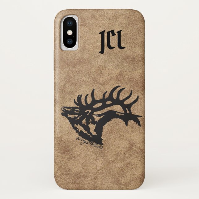 Bull Elk Case-Mate iPhone Case (Back)