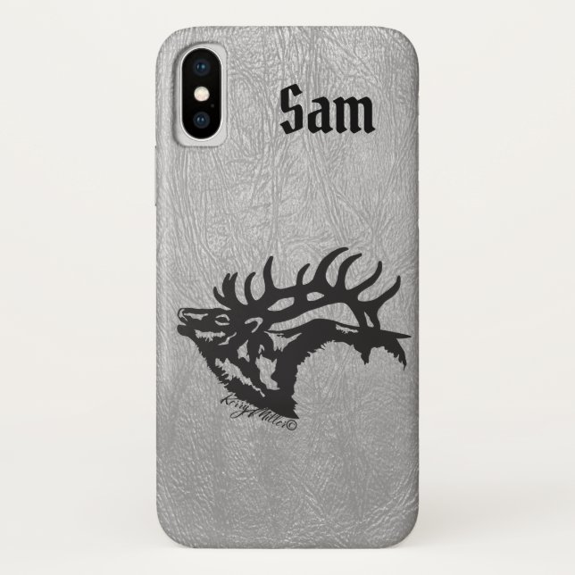 Bull Elk Case-Mate iPhone Case (Back)