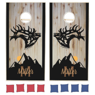 Bull Elk Cornhole Set
